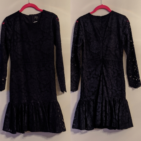 Bardot Rubi Long Sleeve Lace Dress - Picture 4 of 5